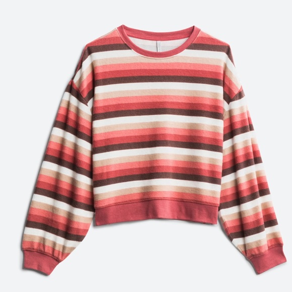 Z Supply Sweaters - Z SUPPLY Tasha Drop Shoulder Balloon Sleeve Knit Top